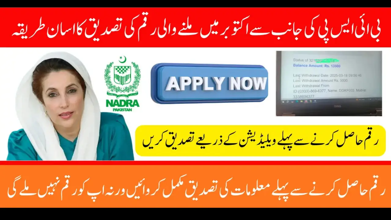 BISP October 2025 Payments