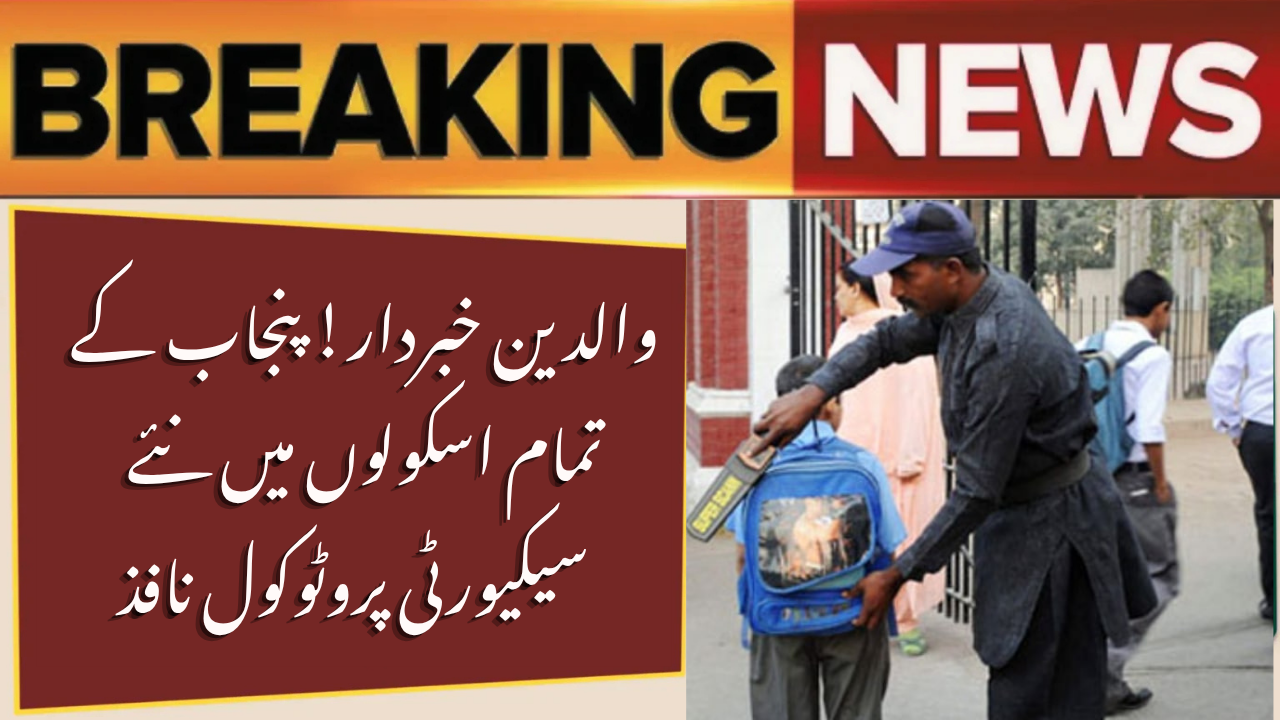 Punjab School Security Measures: New Safety Protocols for All Schools