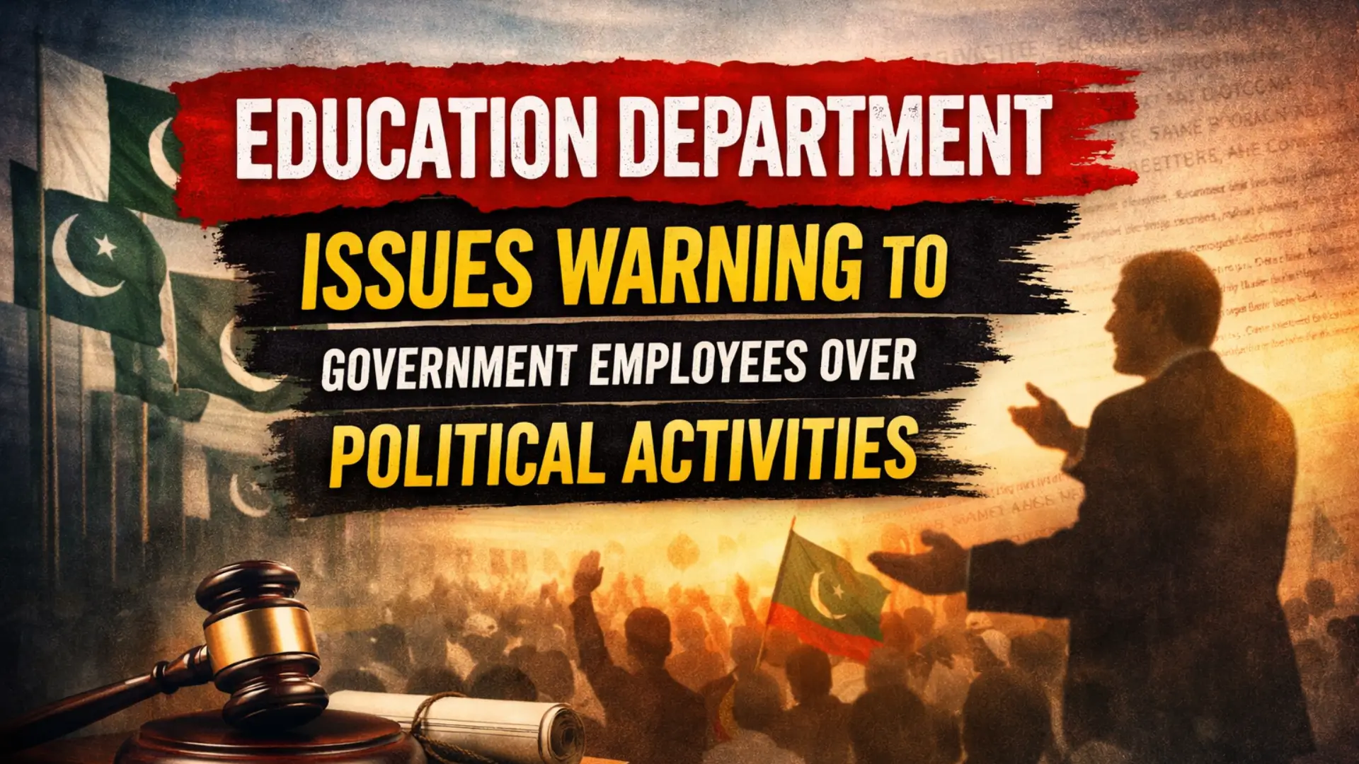 Education Department Issues Warning to Government Employees Over Political Activities